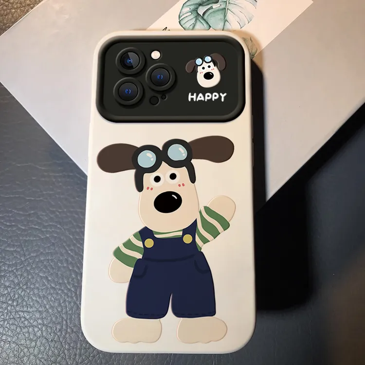 适用苹果15promax手机壳新款iphone14高级感13pro硅胶1掌门狗11卡