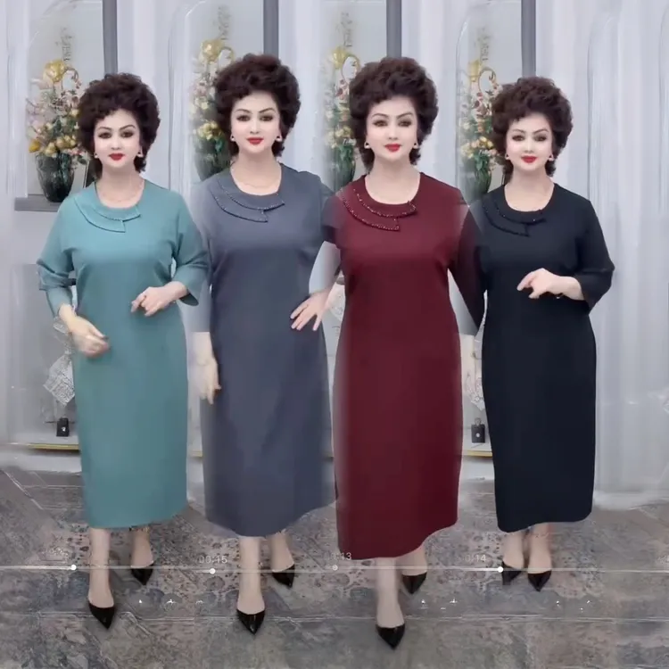 新款时尚网红大码女装连衣裙