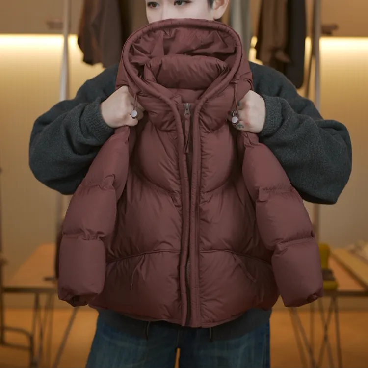 【小蛋壳】【双倍充绒】儿童冬季新款加厚男童连帽白鸭绒羽绒服DK917