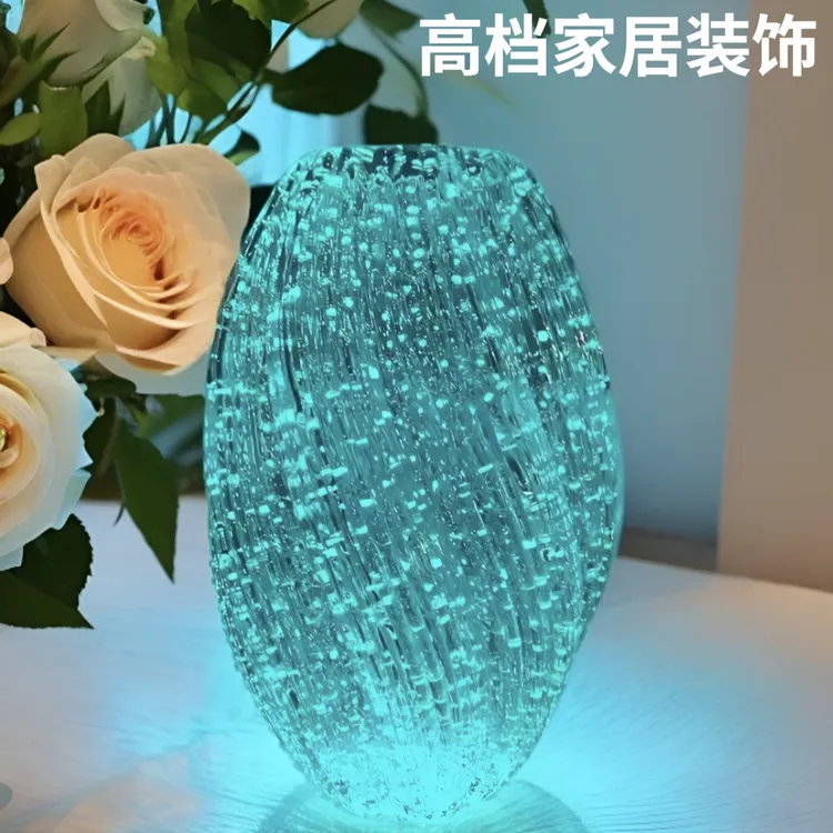 水培器皿【升级品质】夜光麦芽糖花瓶玻璃插花水养清仓大号小号摆件