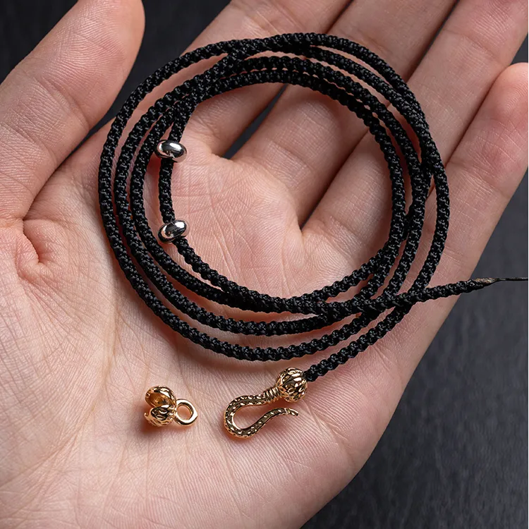 梦全横穿挂绳挂脖DIY锁骨男士女款项链绳子细款复古横穿款绳