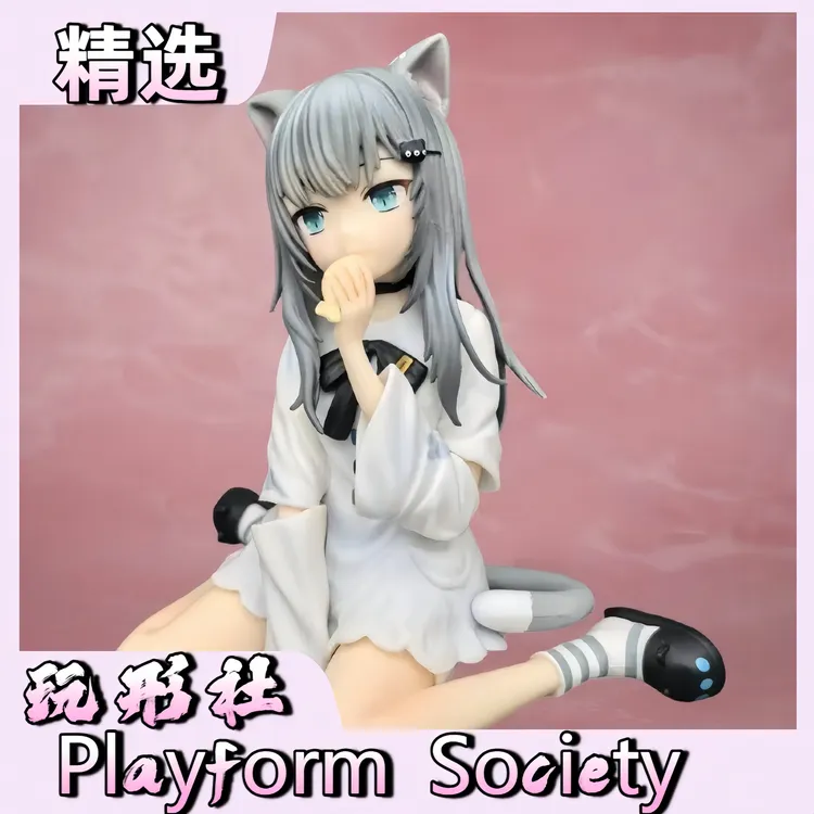 【优质版】坐姿甘城猫猫手办原画猫娘可爱美少女动漫模型摆件礼物