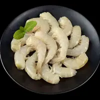 鲜活去头速冻 肉质紧致 鲜嫩美味 羊毛虾虾尾 2.7-3斤/盒