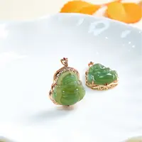 石惑珠宝~和田玉吊坠-多样性发一