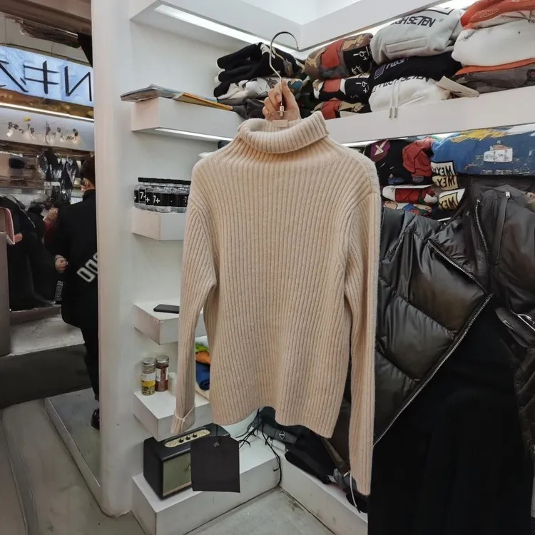 加厚羊毛高领毛衣女2025冬季新款时尚洋气百搭女装针织保暖打底衫