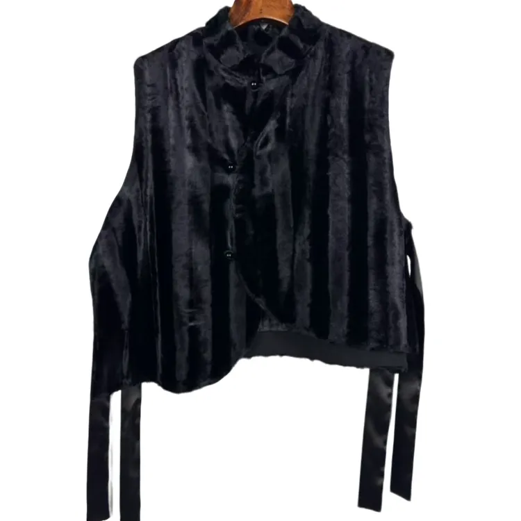 朱总原创设计云绒雅韵L24M- 4C130时尚马夹