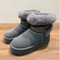 真皮羊毛！冬季女鞋民族风磨砂皮保暖女士冬季时尚雪地靴雪地棉
