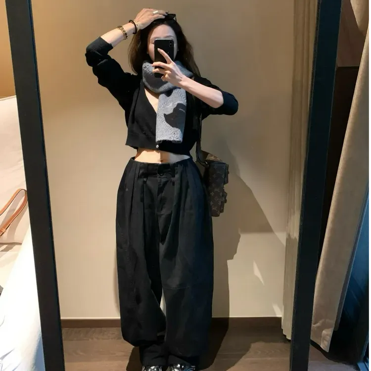 2025秋季新款时尚套装气质显瘦洋气休闲百搭性感辣妹外出上衣长裤