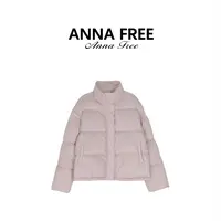 ANNA FREE 冬季新款保暖粉色休闲显瘦白鸭羽绒服外套女Z8760