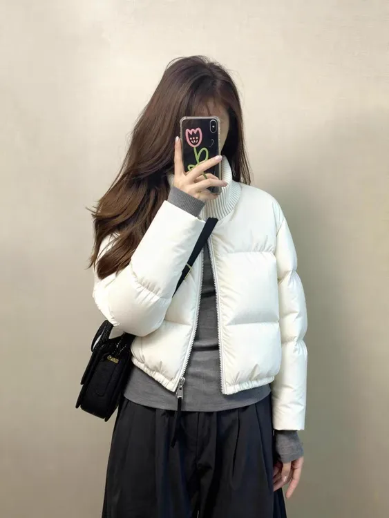 短款棉服外套女冬2025新款时尚保暖高级感小个子立领加厚保暖棉服