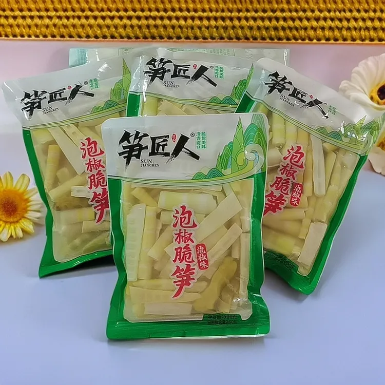 笋匠人酸辣泡椒笋段清脆可口好吃开胃即食小零食
