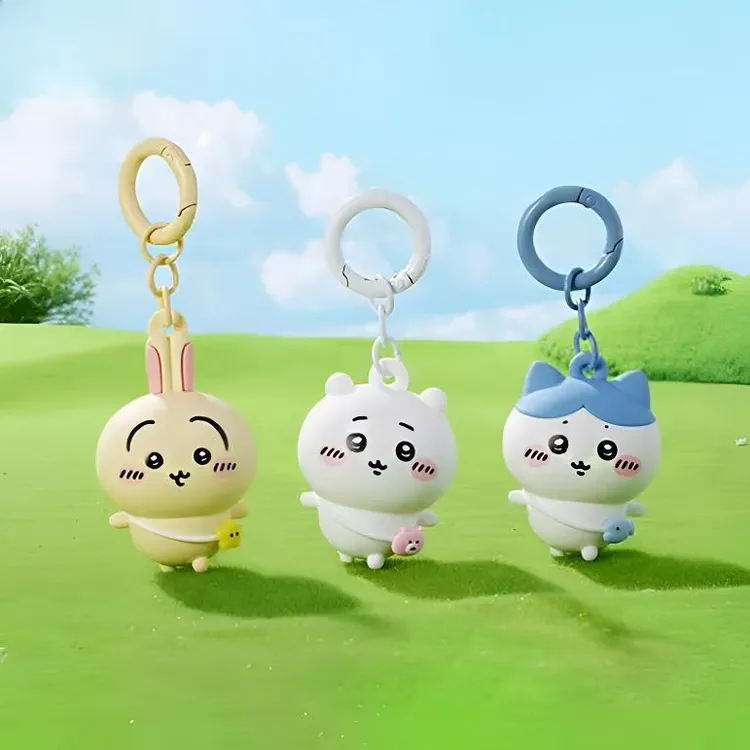 Chiikawa系列3D挂件MINISO名创优品卡通钥匙扣乌萨奇吉伊小挂件