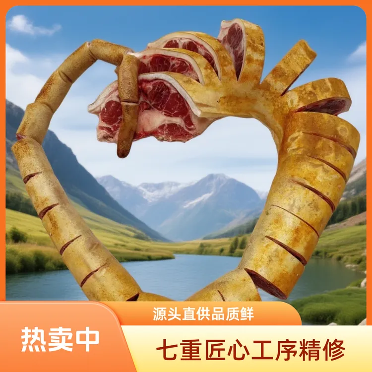 牛尾巴 新鲜带皮广西散养黄牛尾精修精品无尾骨 营养丰富 配料包