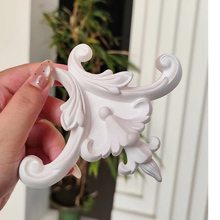 小样-法式轻奢角花饰花线条用于电视卧室背景墙及吊顶装饰
