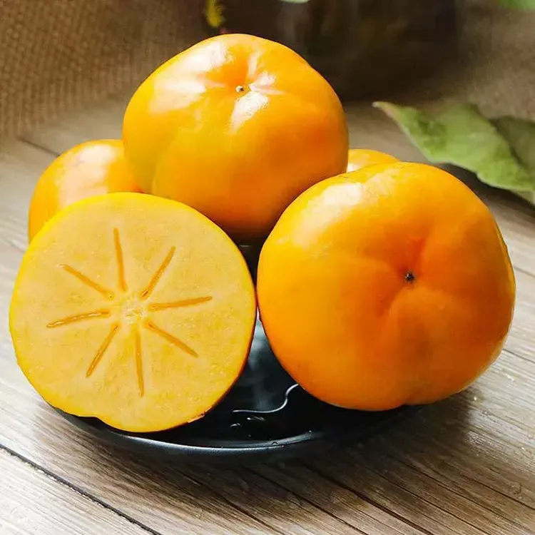 山西阳丰脆柿子现摘现发净重4.5斤