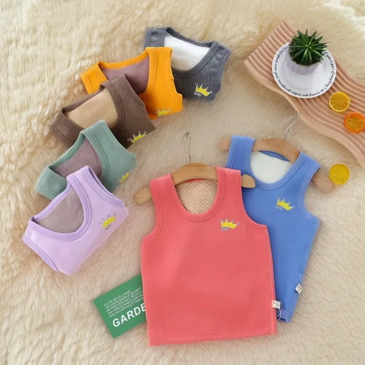 2件（KOXKIZAK）童装加绒背心