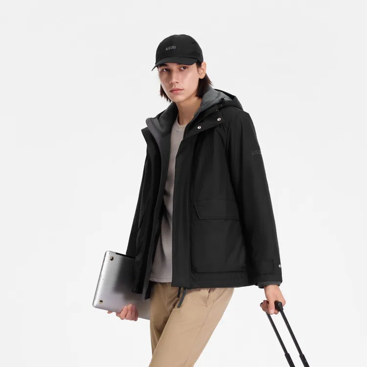 【年终狂欢】AIGLE艾高秋冬PERTEX防风防雨时尚保暖棉服男BJ73