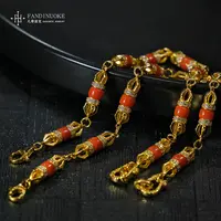 【加加专属】21 MJ95235-s925银南红玛瑙手链—多样性发一件-5mm+