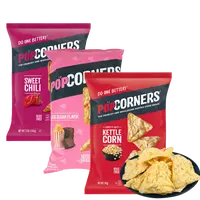 [25.11.27到期]POPCORNERS玉米片142g*3袋 咸甜黑糖甜辣椒味组合