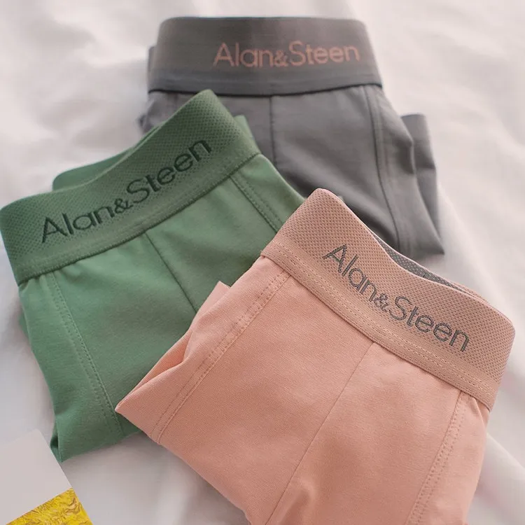 INGESARE男士内裤莫代尔棉抑菌短裤高档舒适透气无痕平角裤男款