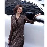 【渣渣推荐马甲】RW3731815秋季时尚复古提花无袖马甲