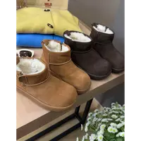 TY8 【自留雪地靴】韩系简约百搭款自留雪地靴（跟高3厘米）