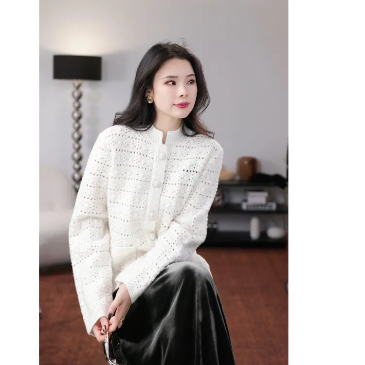 LYNEE 新立领针织开衫 LGD2FAK155