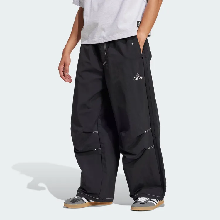 adidas/阿迪达斯男子PARACHUTE街头漫游系列宽松运动伞裤 JD5415