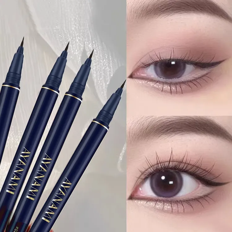 李佳琪推荐极细眼线液笔不晕染防水持久下至女初学者新手速干棕色