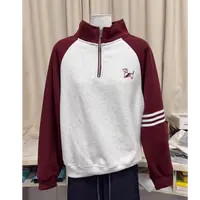 BA家加绒S655无花果插肩立领卫衣