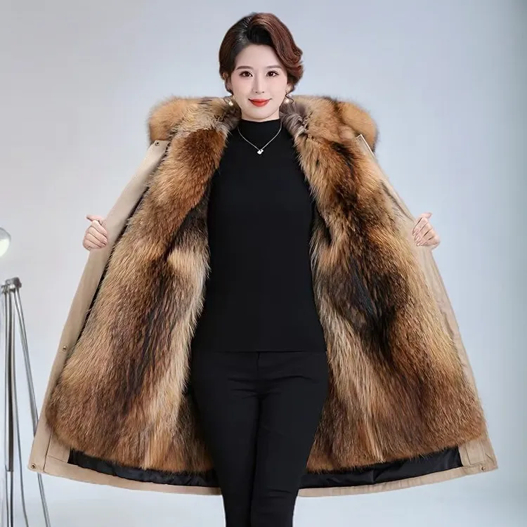 海宁派克服女气质服装爆款可拆卸内胆防寒锁暖棉服冲锋衣大衣外套