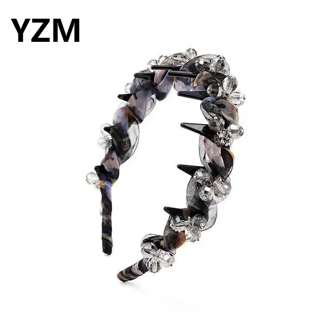 俞之美 YZM欧式奢华高颅定高级感波浪头箍水晶发箍气质2025新款