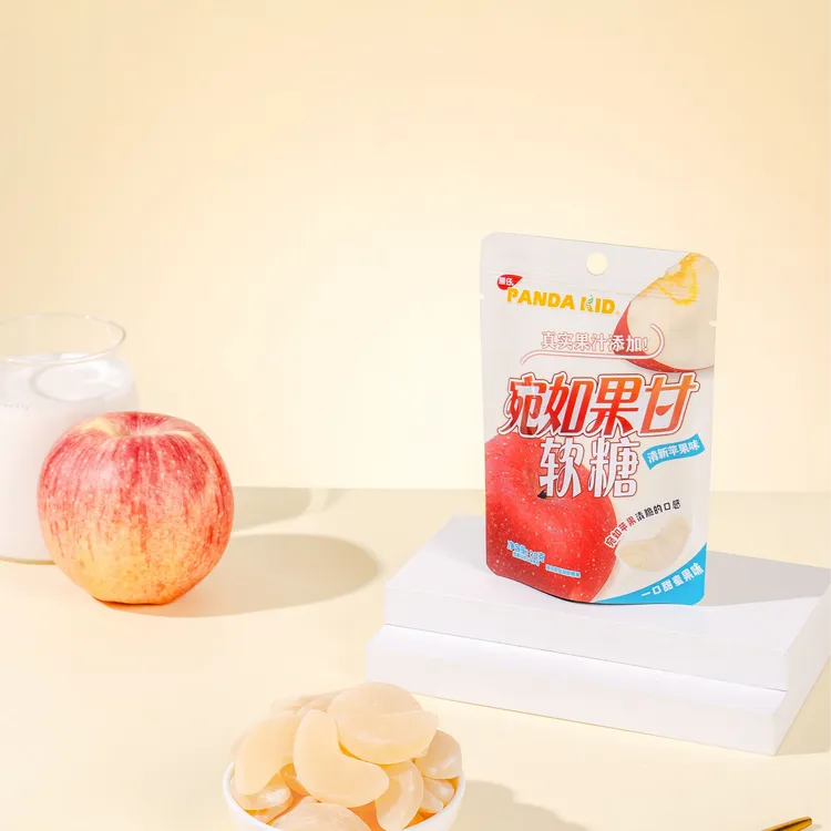熊仔 PandaKid宛如果甘苹果片水果味软糖儿时网红休闲解馋小零食