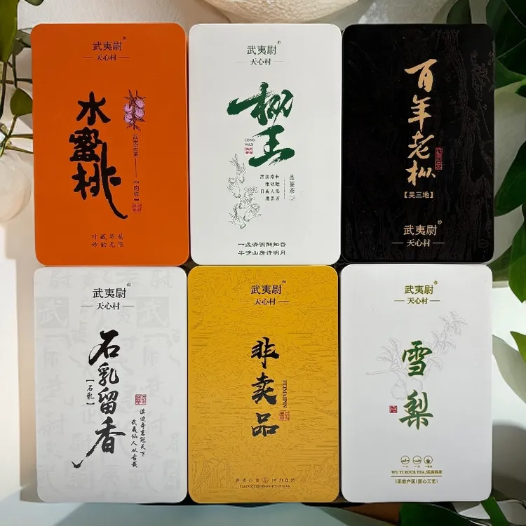 天心村特级【高端大铁盒6盒共75包】武夷岩茶大红袍肉桂水仙