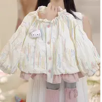 【送玩偶】【立体浮雕绣花】女童装春秋装外套中小儿童洋气时髦秋开衫