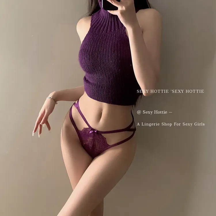 [维蜜]娇艳欲滴性感法式软蕾丝火辣诱惑舒适三角裤内裤