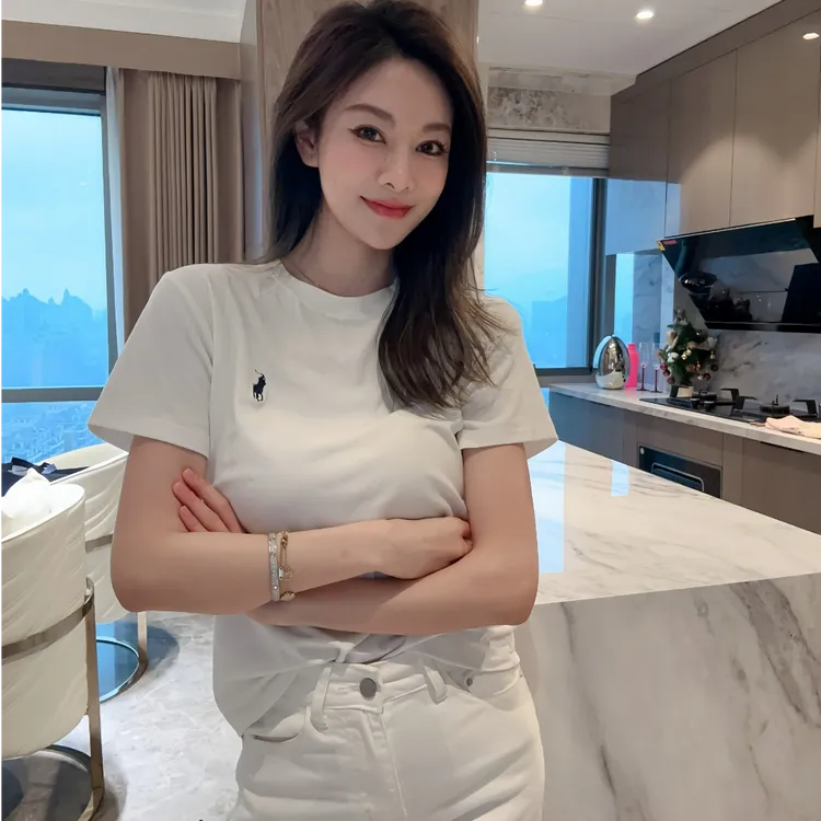 【小马T】夏季短袖女T恤韩版穿搭正肩百搭软糯T显瘦气质网红白色