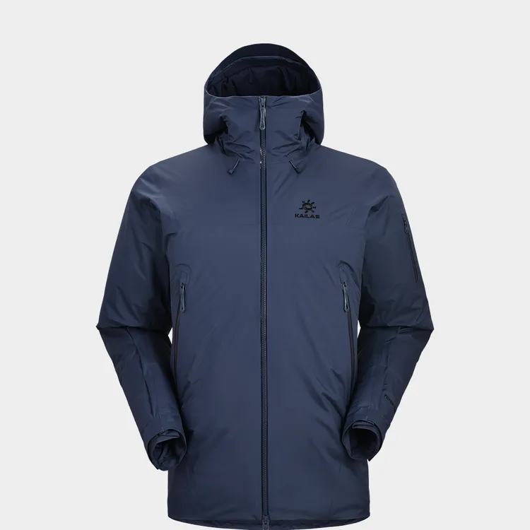 【博格达plus】凯乐石硬壳连帽棉服防风防水保暖户外徒步滑雪冲锋衣