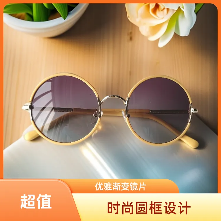 复古偏光太阳镜磨砂框质感墨镜