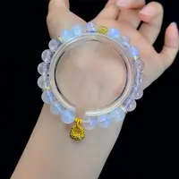 【偏爱】现货 8mm蓝月光石手串（多样性发一）
