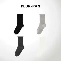 PLUR·PAN保暖公主风休闲风中筒袜
