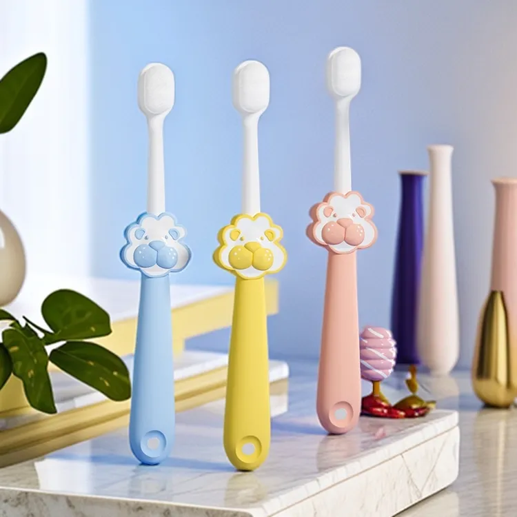 儿童牙刷软毛宝宝0-1-2-3到6一12岁半以上小孩婴儿牙膏婴幼儿乳牙