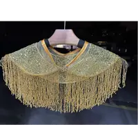 【江南春-云肩】纯手工云肩蕾丝珍珠流苏百搭中式复古礼服旗袍披肩