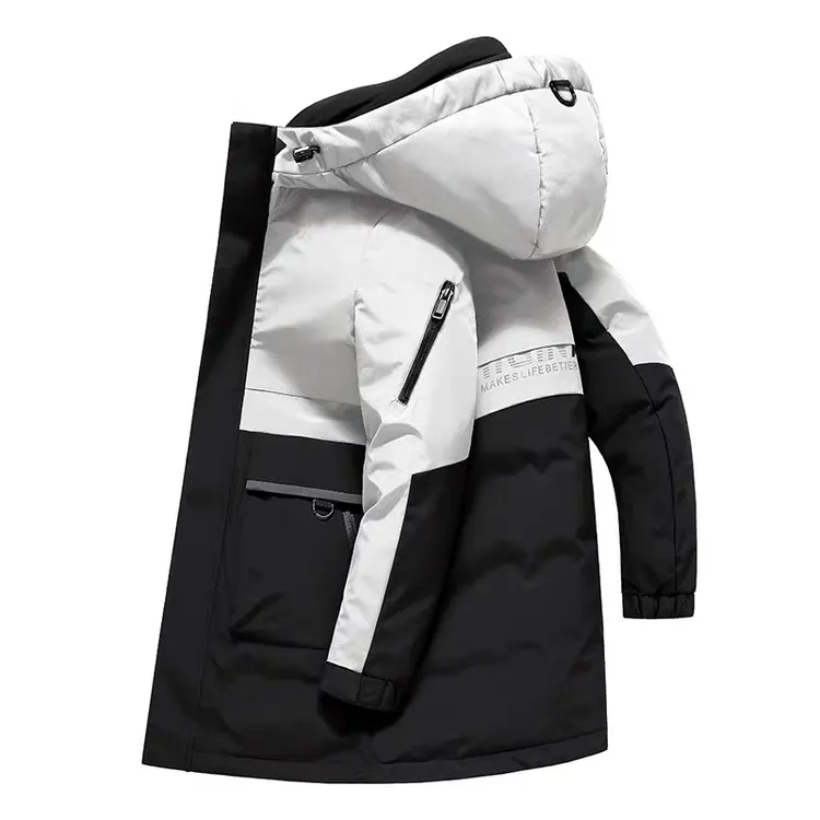 门店10&9/9！pin牌抵押单」男装羽绒服中长款加厚保暖外套 M14169