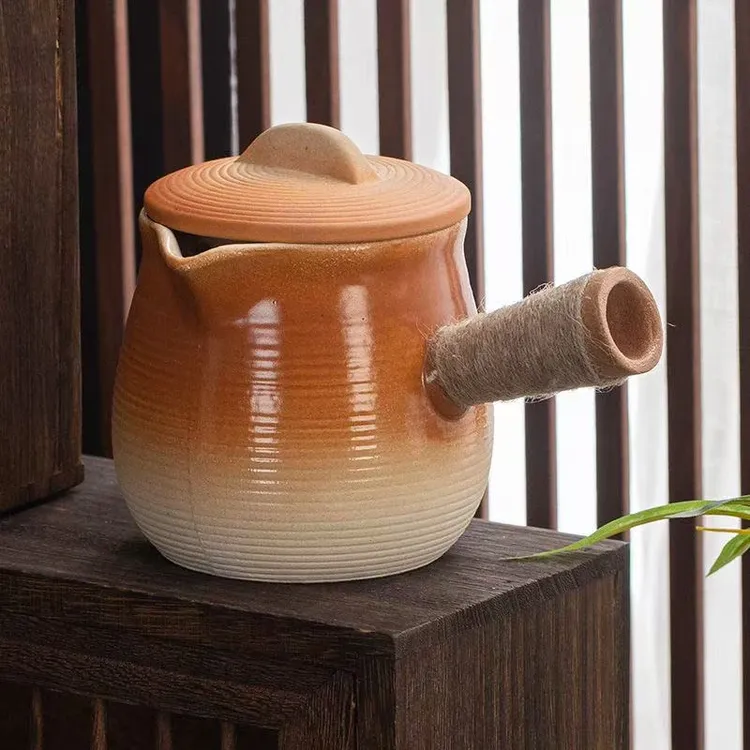 【带盖】烤奶茶罐罐壶围炉煮茶壶烤火炉套装全套配件大容量可干烧