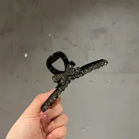 F-V09蝴蝶结灰钻抓夹11cm