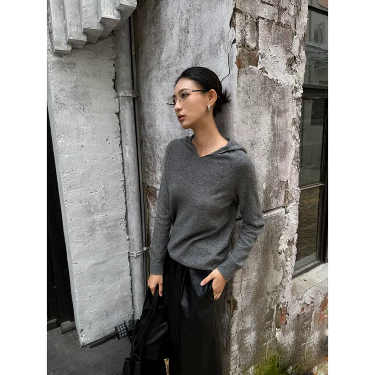 满目ManMu 【张琪专属】高级定制秋季时尚百搭100%绵羊毛衣350570