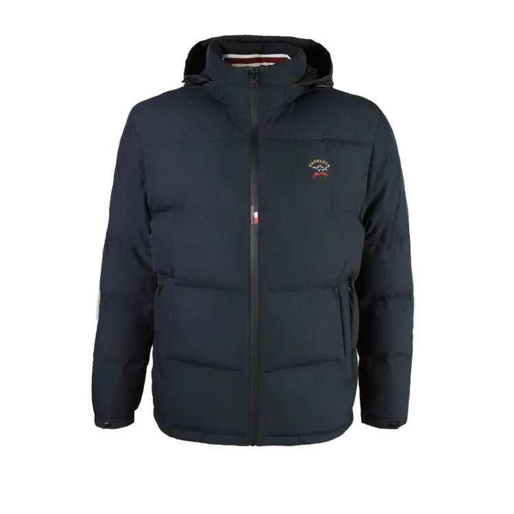 【王天辰同款】德鲨鹅绒服短款男款羽绒服冬季新款新款保暖-LR56608