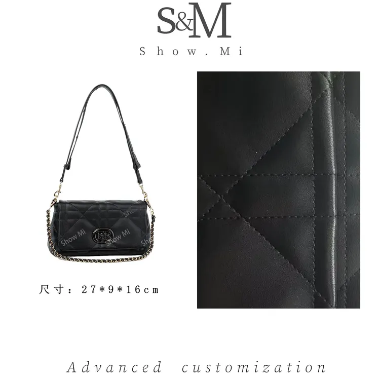 【Show Mi】QYX-98165-黑色-轻奢小众时尚百搭女士包包sm