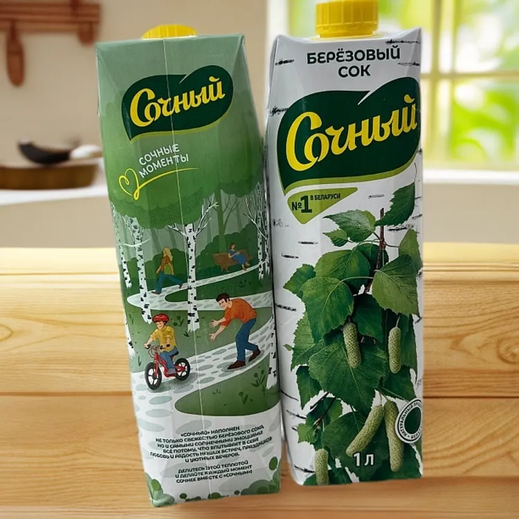寒潮牌白俄罗斯原装进口1000毫升白桦树汁液果汁夏日必备饮品